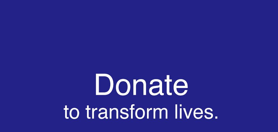 Header: Donate to transform lives.